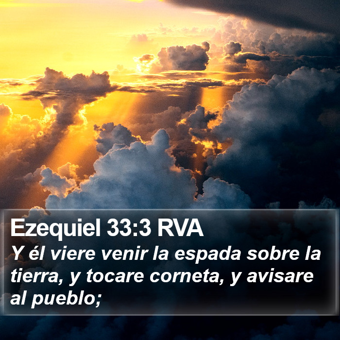 Ezequiel 33:3 RVA Bible Study