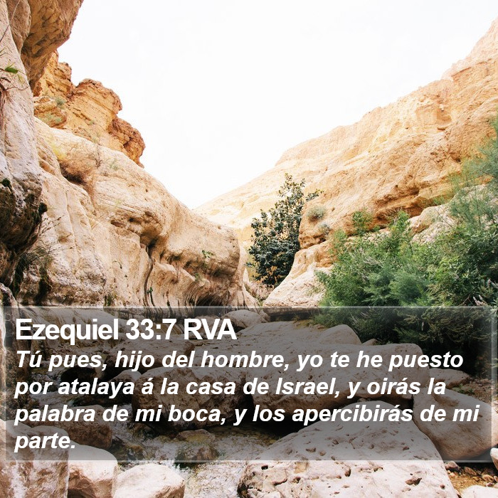 Ezequiel 33:7 RVA Bible Study