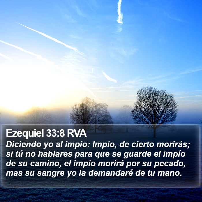 Ezequiel 33:8 RVA Bible Study