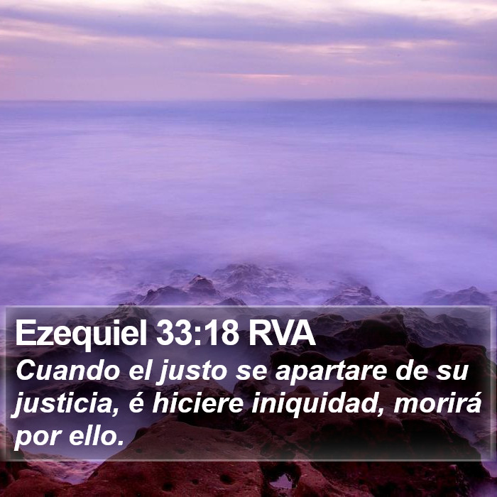 Ezequiel 33:18 RVA Bible Study