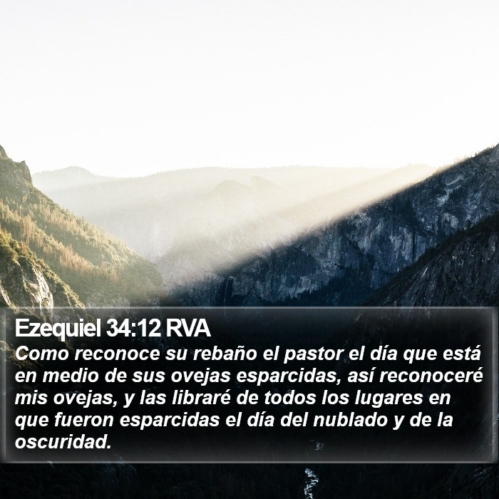 Ezequiel 34:12 RVA Bible Study