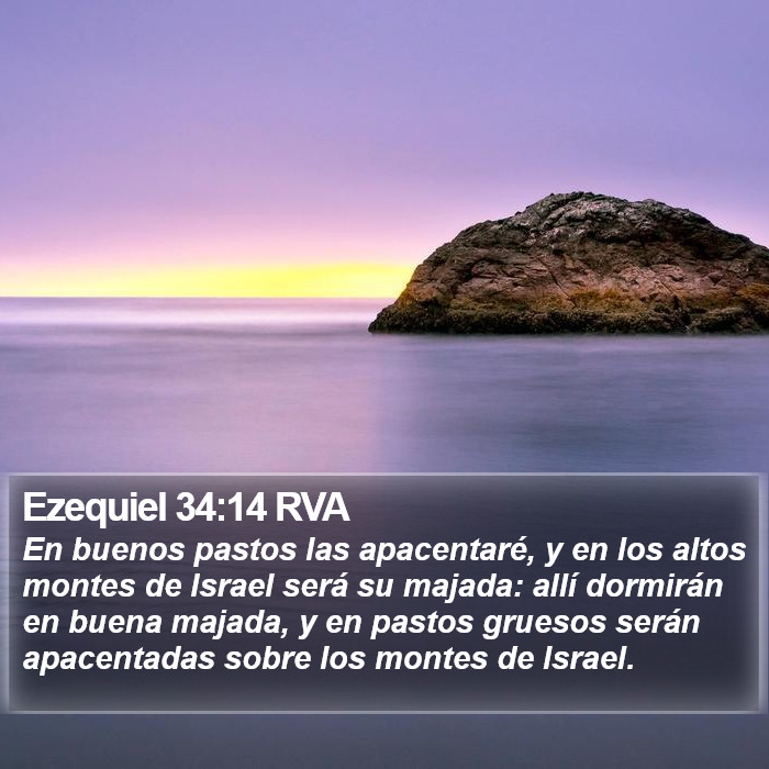 Ezequiel 34:14 RVA Bible Study