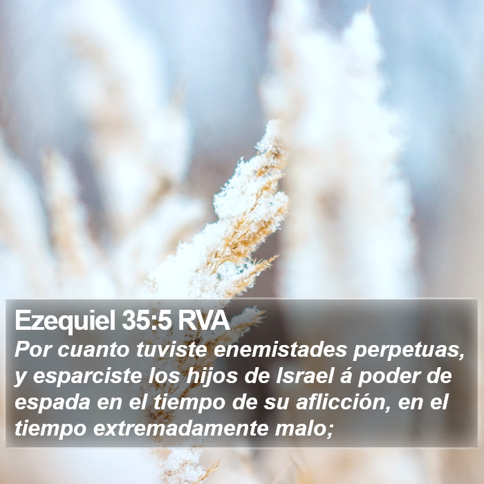 Ezequiel 35:5 RVA Bible Study