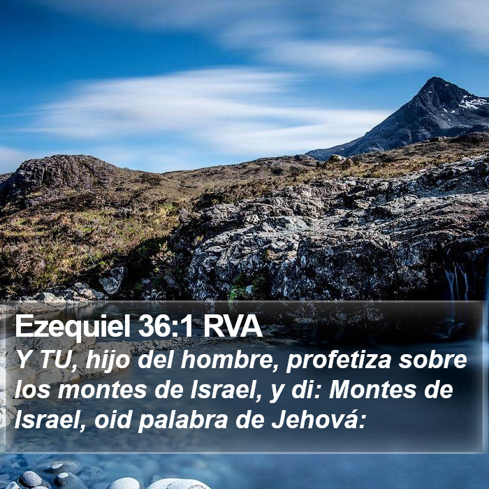 Ezequiel 36:1 RVA Bible Study