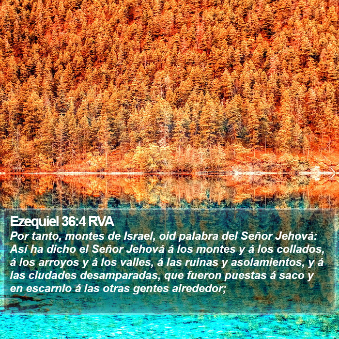 Ezequiel 36:4 RVA Bible Study