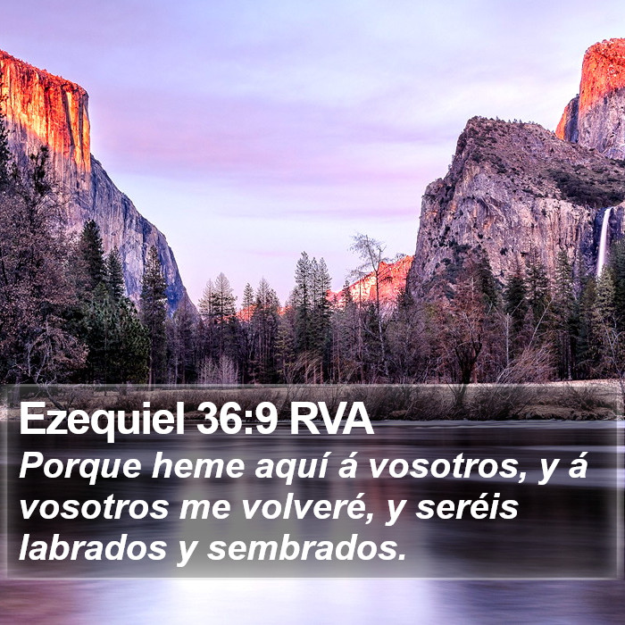 Ezequiel 36:9 RVA Bible Study