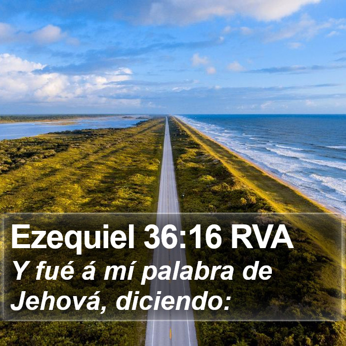 Ezequiel 36:16 RVA Bible Study