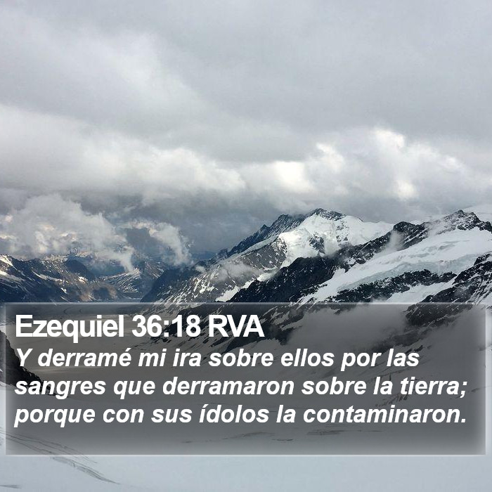 Ezequiel 36:18 RVA Bible Study