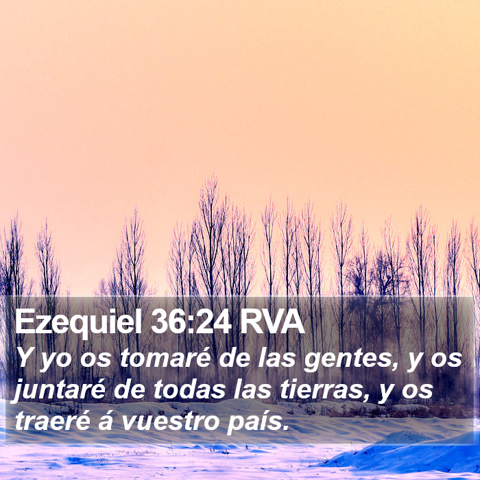 Ezequiel 36:24 RVA Bible Study