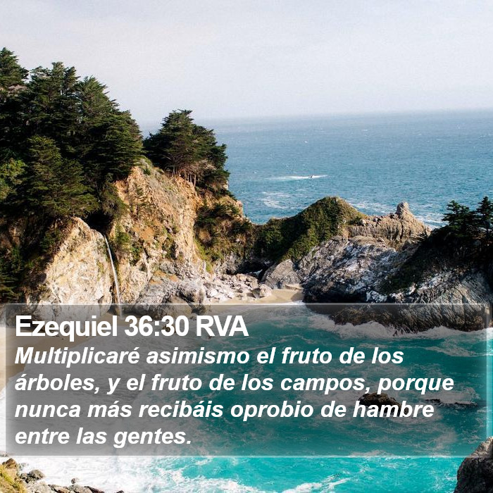 Ezequiel 36:30 RVA Bible Study