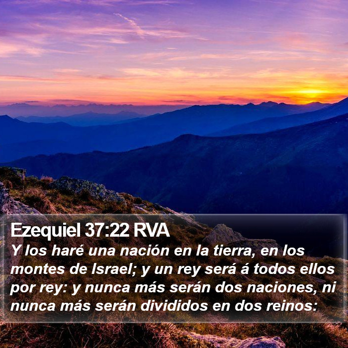 Ezequiel 37:22 RVA Bible Study