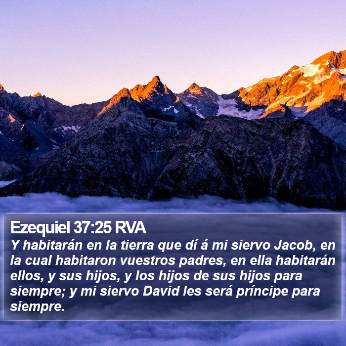 Ezequiel 37:25 RVA Bible Study