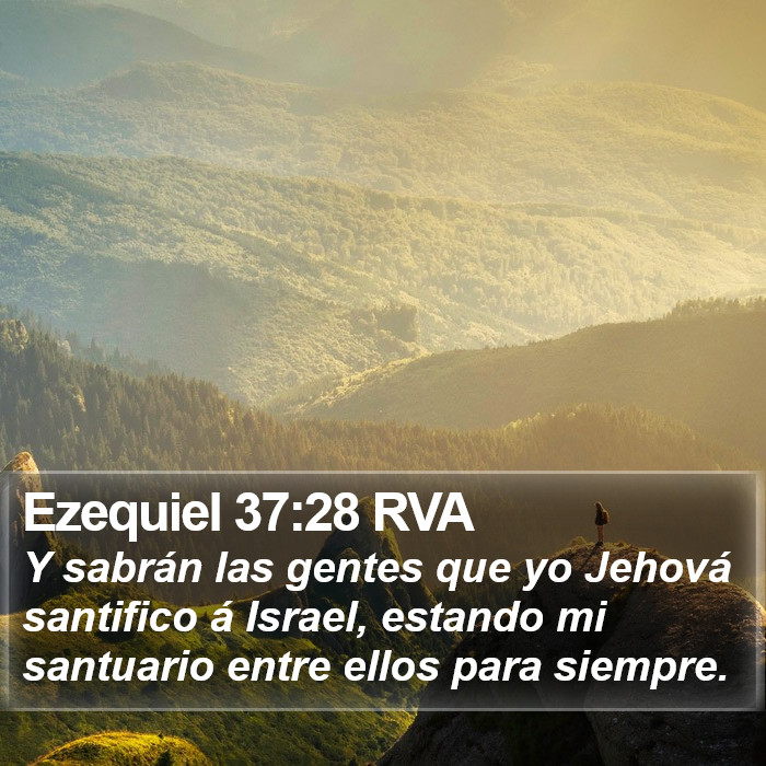 Ezequiel 37:28 RVA Bible Study