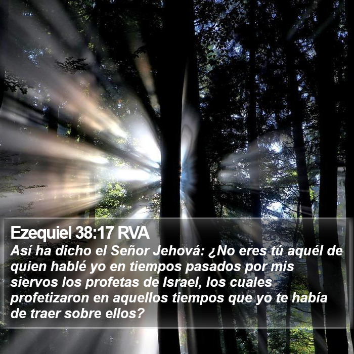 Ezequiel 38:17 RVA Bible Study