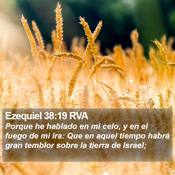 Ezequiel 38:19 RVA Bible Study