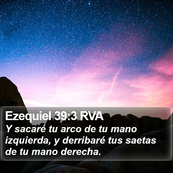 Ezequiel 39:3 RVA Bible Study