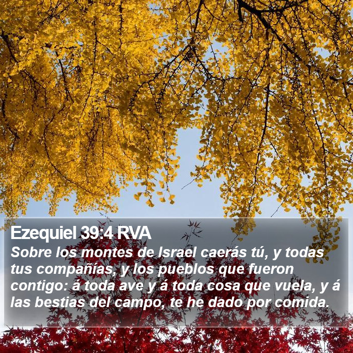 Ezequiel 39:4 RVA Bible Study