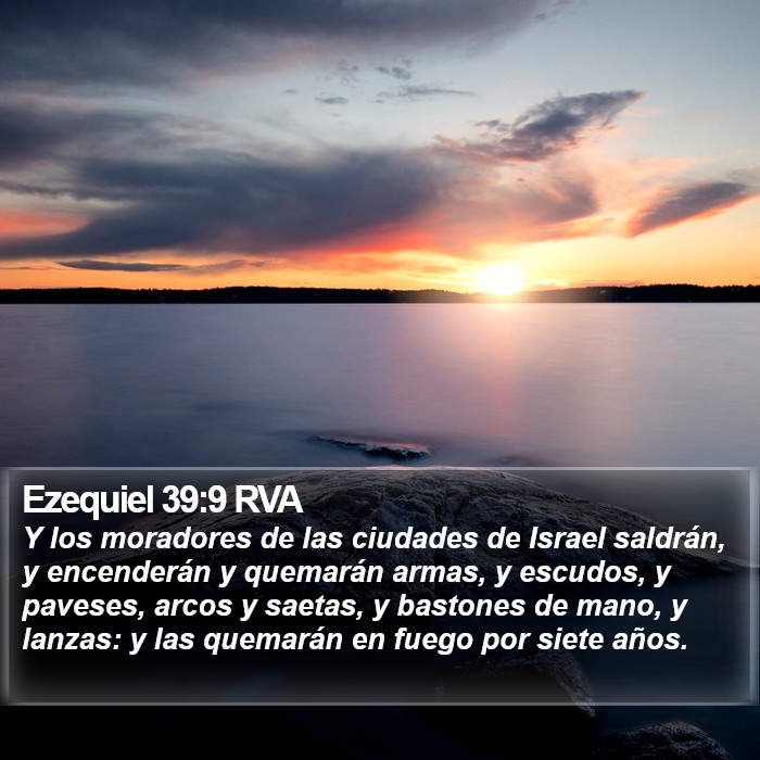 Ezequiel 39:9 RVA Bible Study