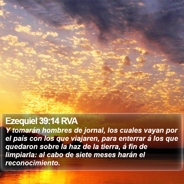 Ezequiel 39:14 RVA Bible Study