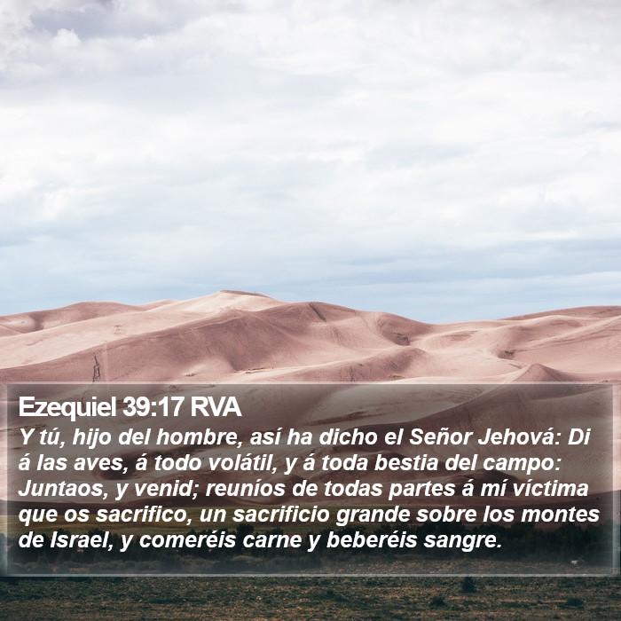 Ezequiel 39:17 RVA Bible Study