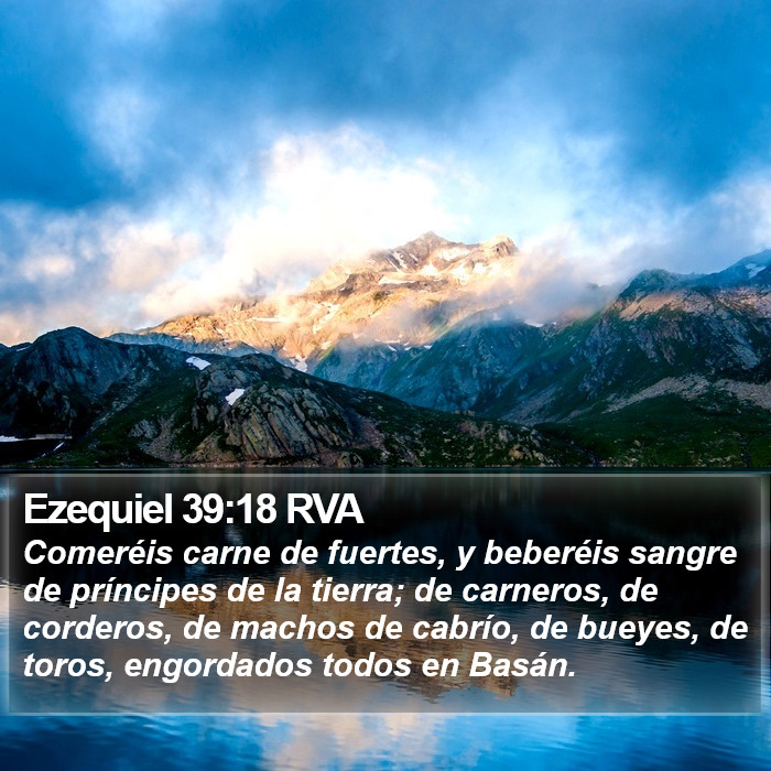 Ezequiel 39:18 RVA Bible Study