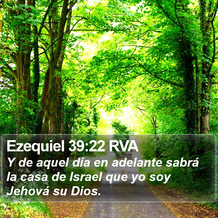 Ezequiel 39:22 RVA Bible Study