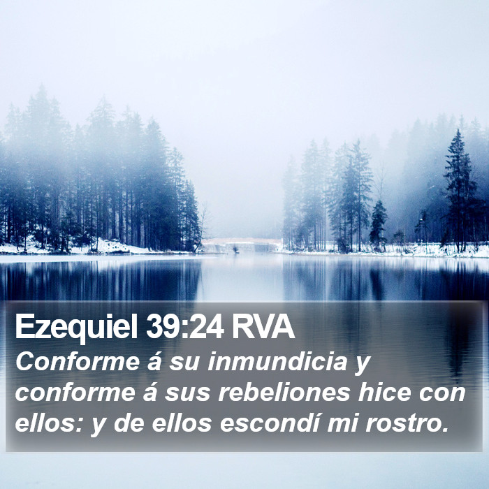 Ezequiel 39:24 RVA Bible Study