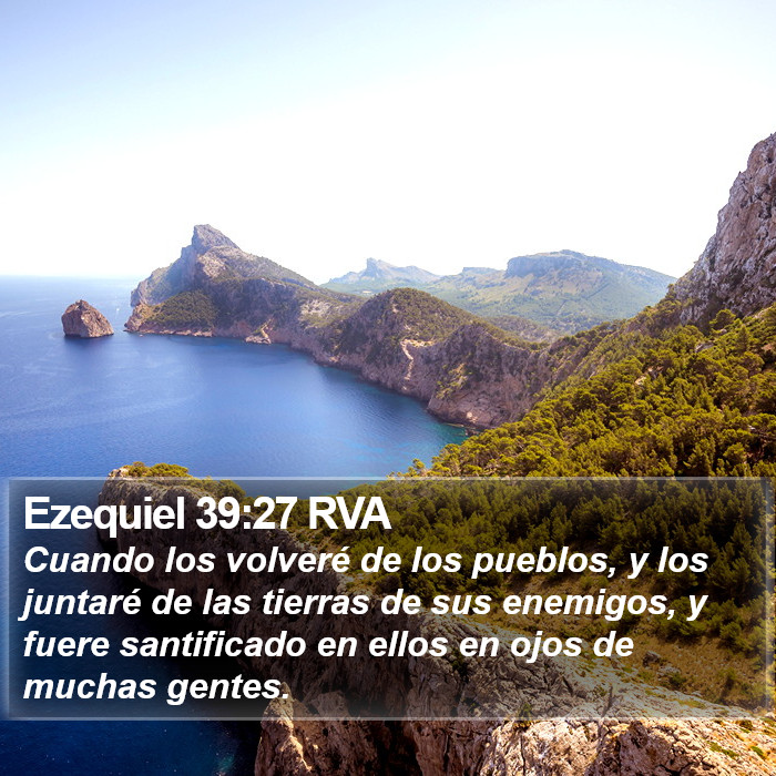 Ezequiel 39:27 RVA Bible Study