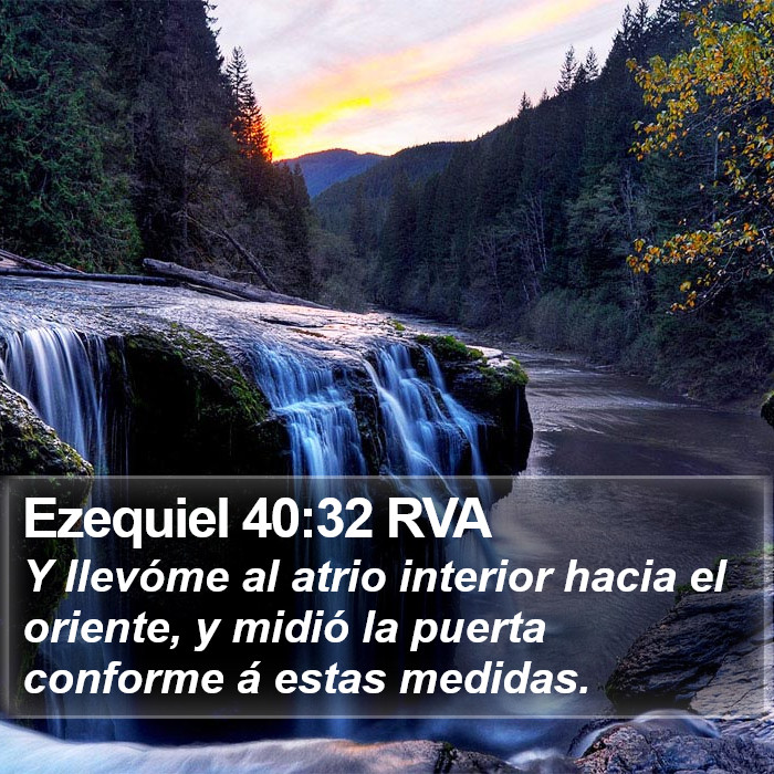 Ezequiel 40:32 RVA Bible Study