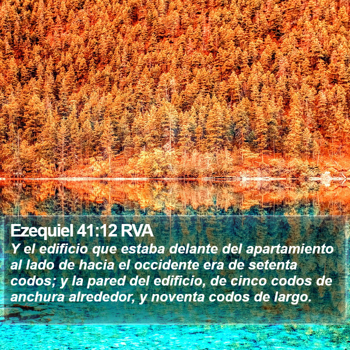 Ezequiel 41:12 RVA Bible Study