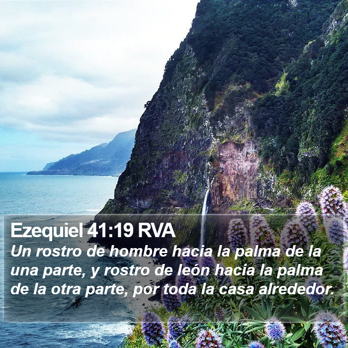 Ezequiel 41:19 RVA Bible Study