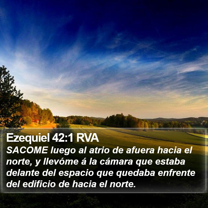 Ezequiel 42:1 RVA Bible Study