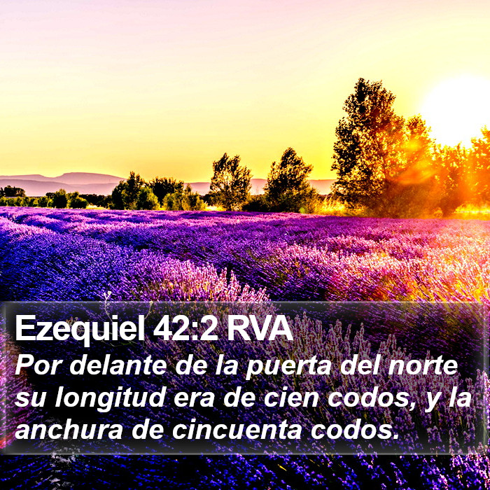 Ezequiel 42:2 RVA Bible Study