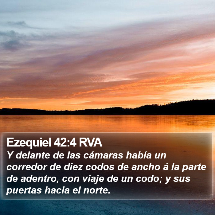 Ezequiel 42:4 RVA Bible Study