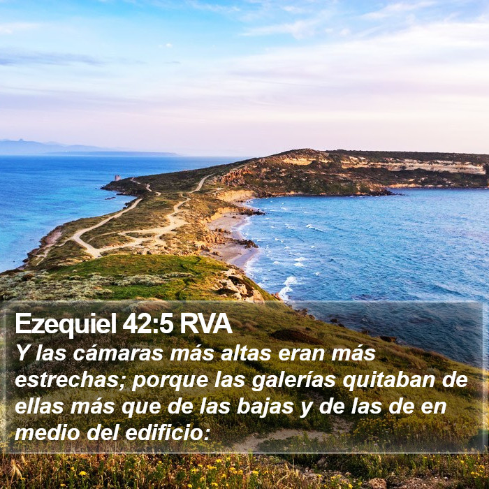 Ezequiel 42:5 RVA Bible Study