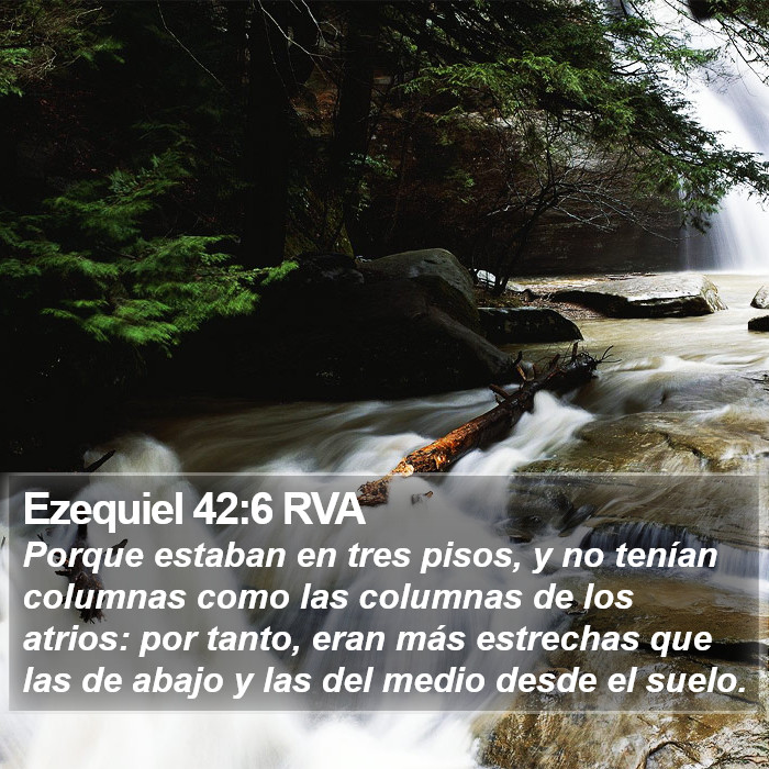 Ezequiel 42:6 RVA Bible Study