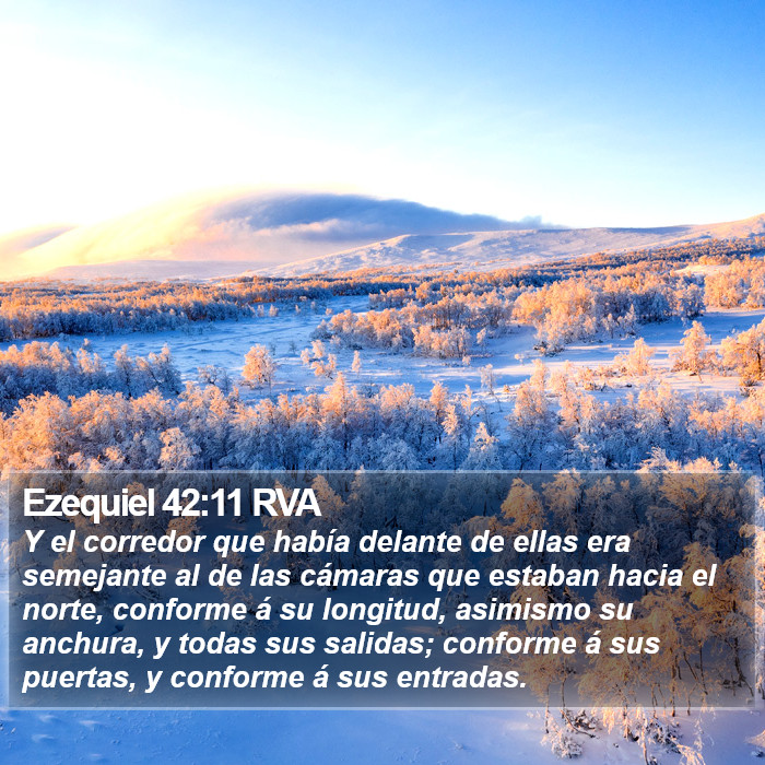 Ezequiel 42:11 RVA Bible Study