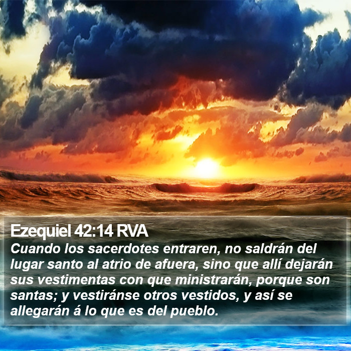 Ezequiel 42:14 RVA Bible Study