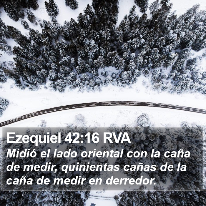 Ezequiel 42:16 RVA Bible Study