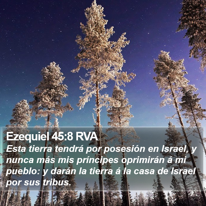 Ezequiel 45:8 RVA Bible Study