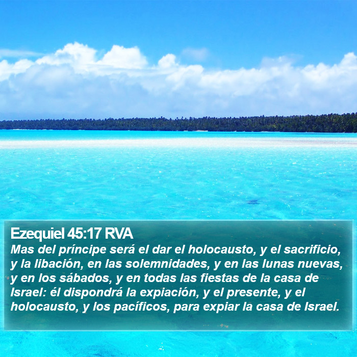 Ezequiel 45:17 RVA Bible Study