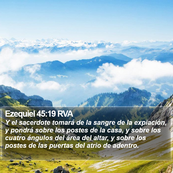 Ezequiel 45:19 RVA Bible Study