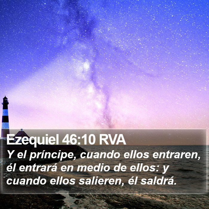 Ezequiel 46:10 RVA Bible Study