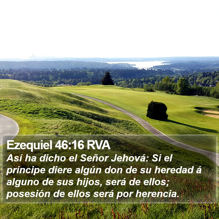 Ezequiel 46:16 RVA Bible Study