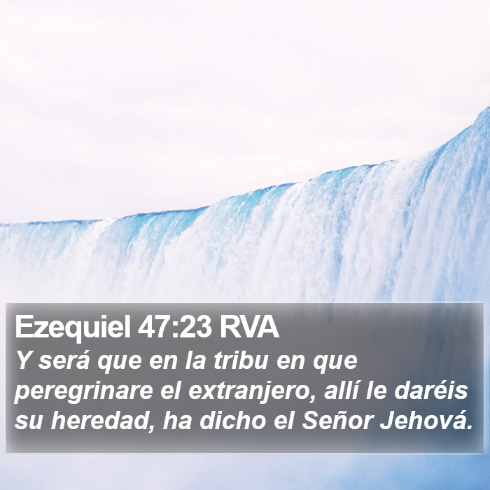 Ezequiel 47:23 RVA Bible Study