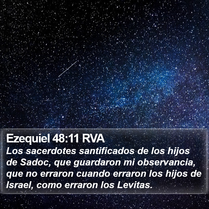 Ezequiel 48:11 RVA Bible Study