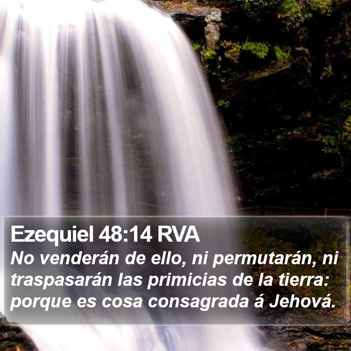 Ezequiel 48:14 RVA Bible Study