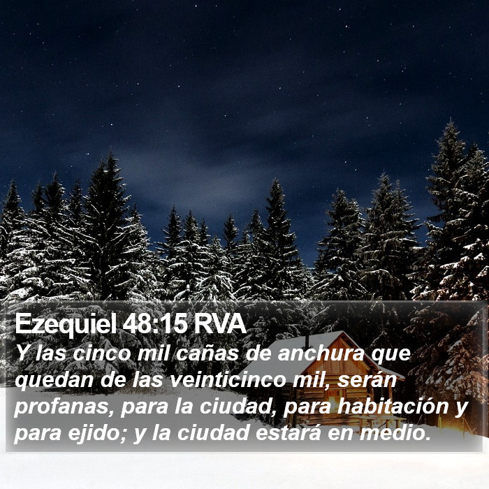 Ezequiel 48:15 RVA Bible Study