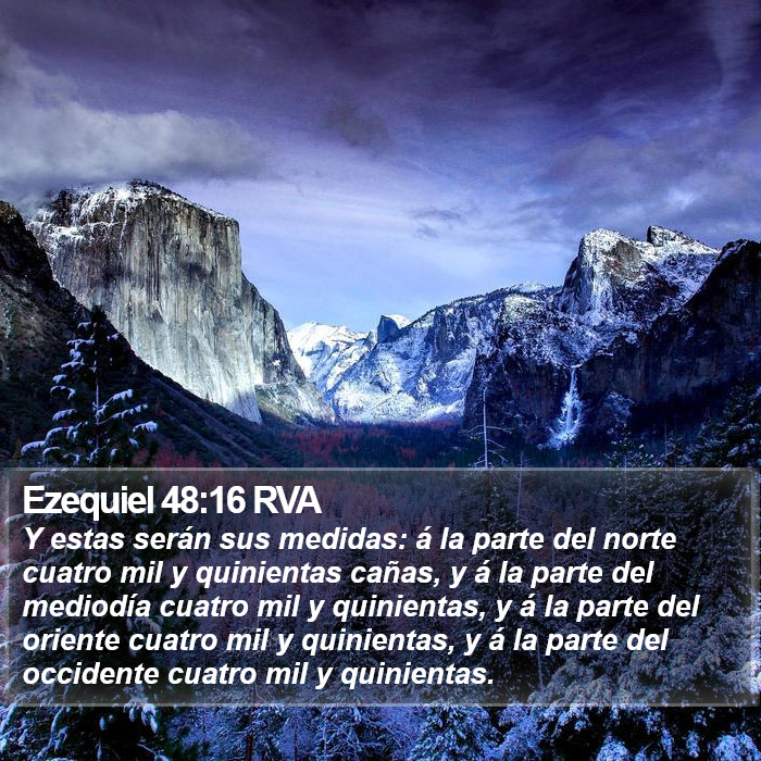 Ezequiel 48:16 RVA Bible Study