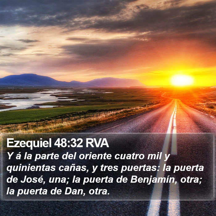 Ezequiel 48:32 RVA Bible Study